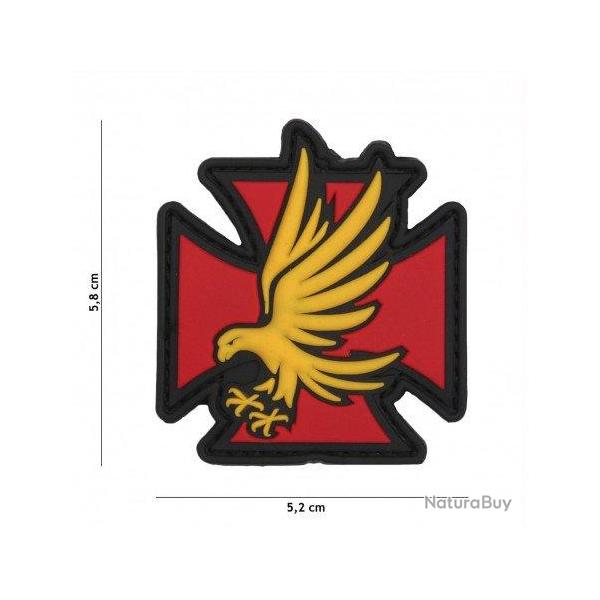 Patch 3D PVC Aigle de Fer (101 Inc) Rouge