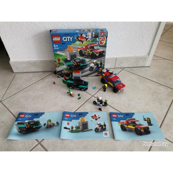 Lego City, Sauvetage des pompiers et poursuite policire 60319