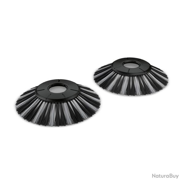 Brosses lat�rales Karcher m�t�o humide pour balayeuse S4 noir