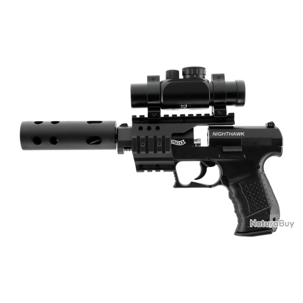 Pack Pistolet � plomb Walther Nighthawk Co2 - Cal. 4.5