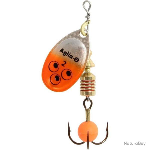 Cuiller Mepps Aglia-E Brite Argent / Orange X2 N�1