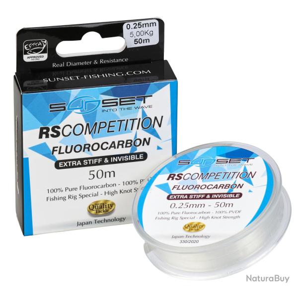Fluorocarbone Sunset Extra Stiff Rs Competition 50m 30/100-6,7KG