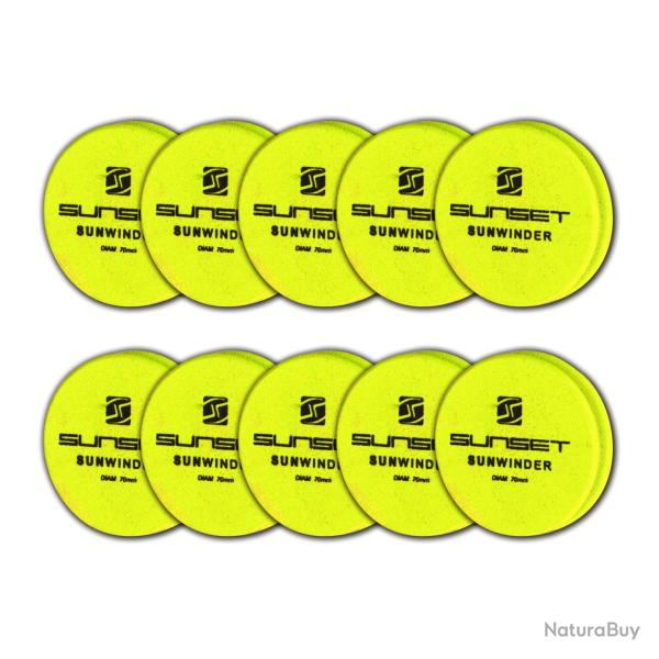Plioir Mousse Sunwinder x10 6.5cm JAUNE