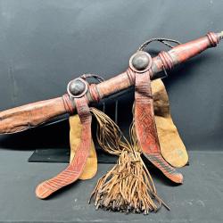 ANCIEN  SABRE MALINKE TRADITIONNEL DU XIX SIECLE, ART AFRICAIN, MANDINGUE