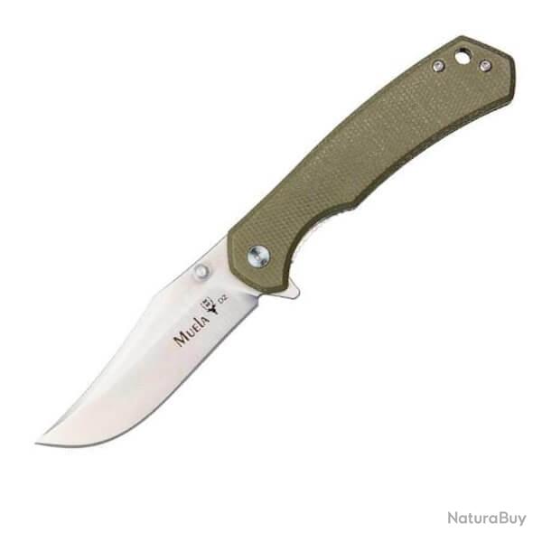 MUE-9371 couteau pliant Muela Vibora Micarta vert