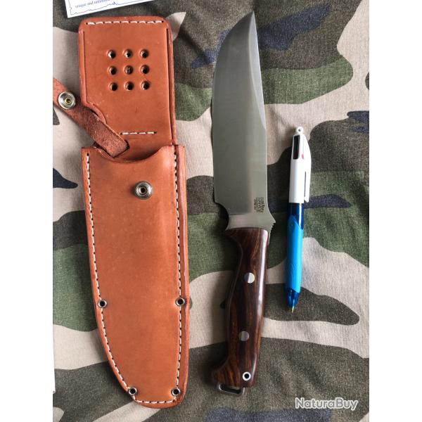 Couteau Bowie Bark River Bravo Survivor CPM 3V Desert Ironwood