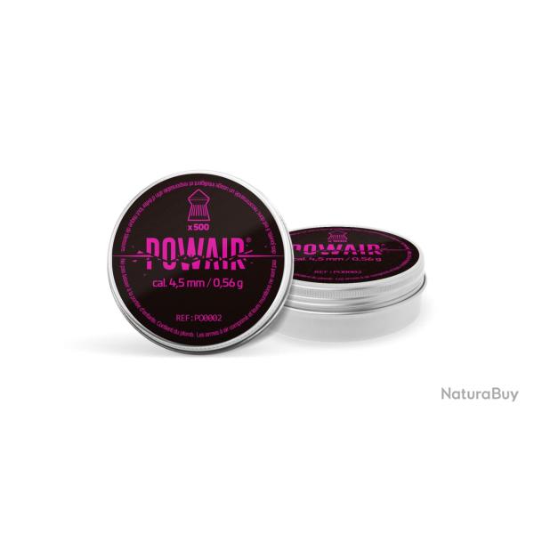 PLOMBS POINTUS POWAIR C4.5 X 500 carabine 4.5 5