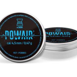 PLOMBS PLATS POWAIR C4.5 X 500 carabine 4.5 LIV OFFERTE 2