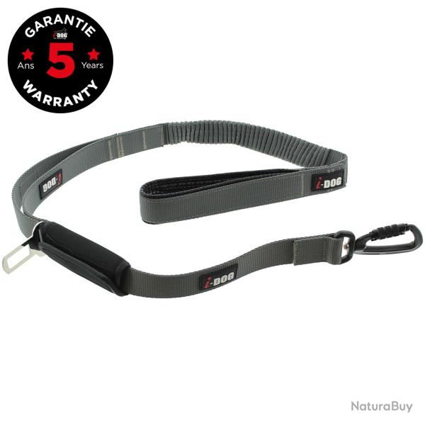 Laisse I-DOG CONFORT PRO MAX 120cm GRIS I-DOG marque fran�aise