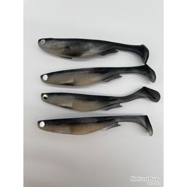 Leurre souple megabass spark Shad 5" silver Shad X4