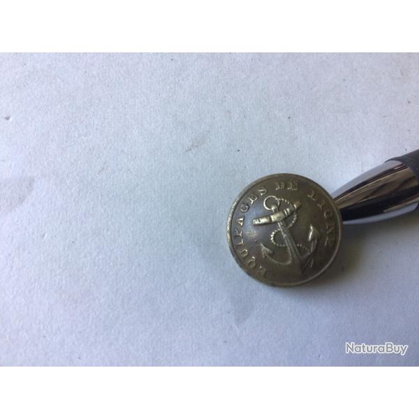 VENDU PAR LE- CUIRASSIER BOUTON QUIPAGE DE LIGNE 1815/1830