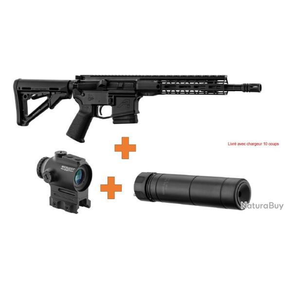 Pack AeroPrecisionAR15 Elite Combo Mod M4E1 cal 223rem canon 11.5''