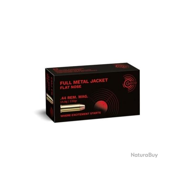 CARTOUCHES GECO 44 MAGNUM FMJ FN 230GR X50