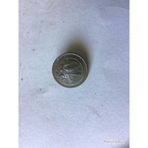 VENDU PAR LE- CUIRASSIER BOUTON  MILITAIRE 70EME RGIMENT DE LIGNE TROUPE 1844/1871