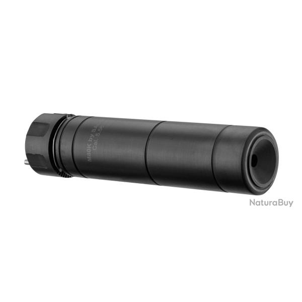 Silencieux SAI M80K - Cal. 5.56 avec Fixation QD pour Cache Flamme A2