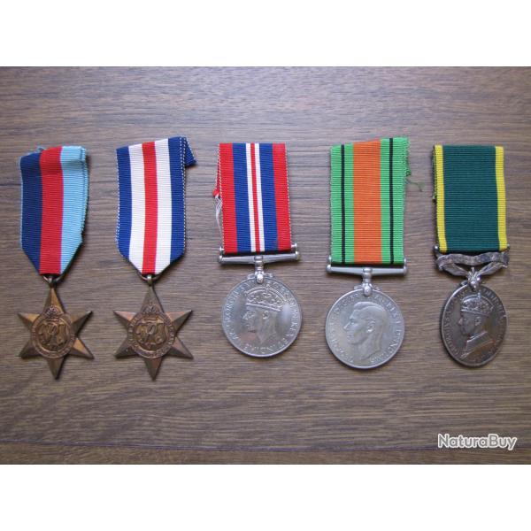 MEDAILLES GRANDE-BRETAGNE WW2