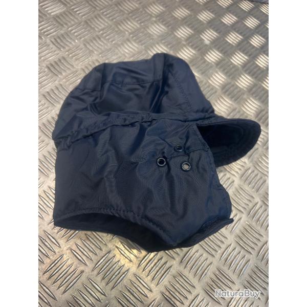 casquette chaude temps froid gendarmerie bleu vtn industrie neuf
