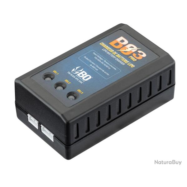 BO MANUFCTURE Chargeur de batterie BO3 LiPo 7,4V et 11,1V