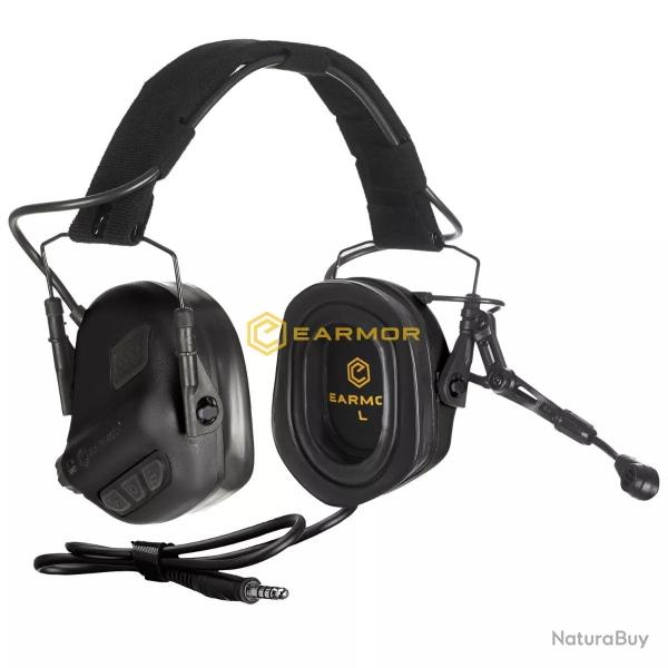 EARMOR CASQUE M32 NOIR