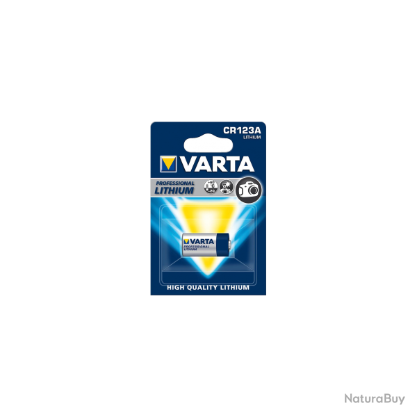 VARTA PILE CR123 3V LITHIUM X1