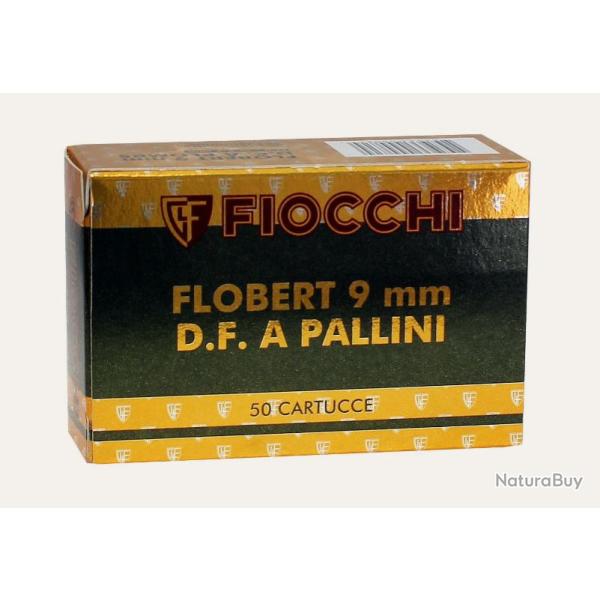 FIOCCHI CARTOUCHES 9 MM FLOBERT A GRENAILLE DE PLOMB N�8