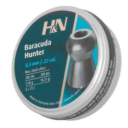 Plombs H&N BARACUDA HUNTER 5.5mm par 200