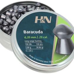 150 Plombs Baracuda 6.35mm H&N