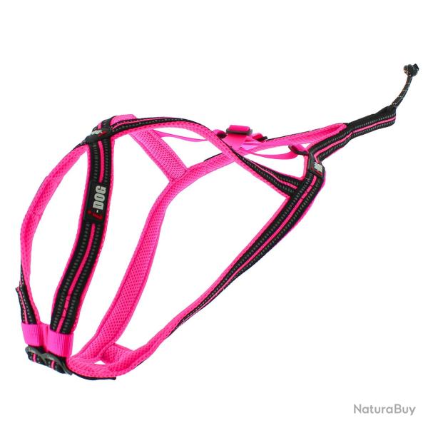 Harnais Canicross X-BACK ONE Rose 5XS I-DOG marque fran�aise