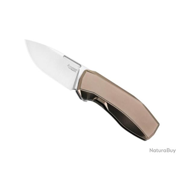 COUTEAU LIONSTEEL N.ONE TITANIUM BRONZE
