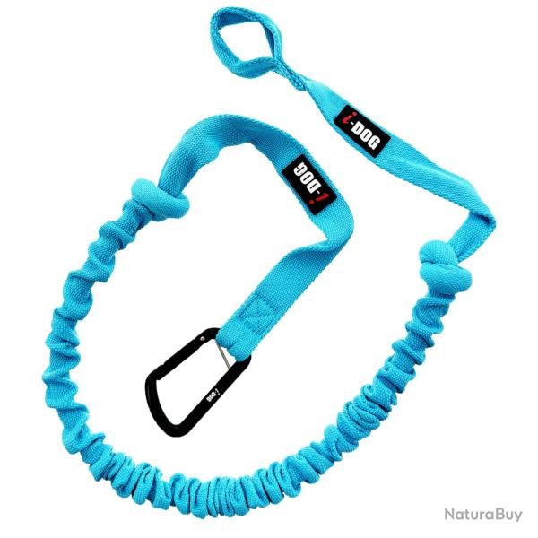 Longe de traction canicross ONE Bleue I-DOG marque fran�aise