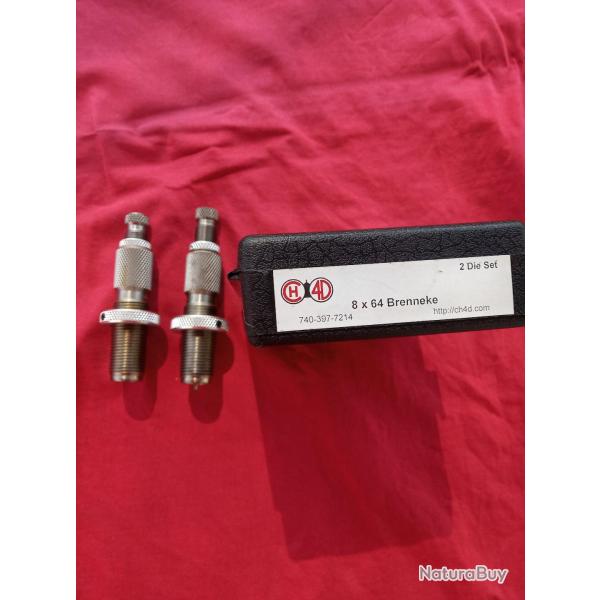 Outils de rechargement 8 x 64 Brenneke