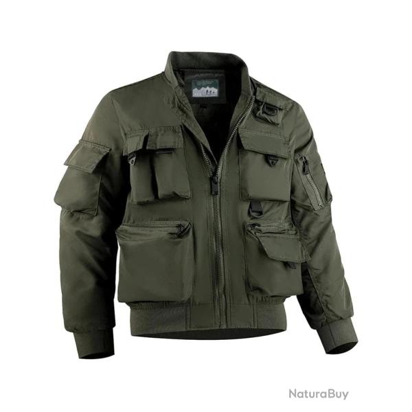Veste tactique Cloud Ops S8 QBA coupe-vent - Vert arm�e / 3XL (77-87KG)