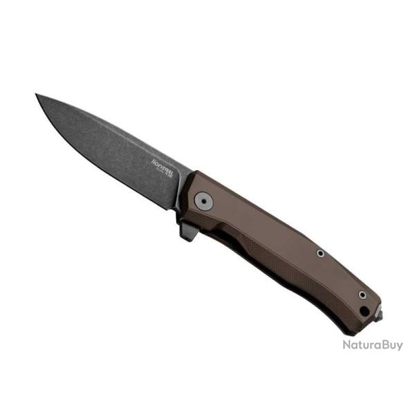 COUTEAU LIONSTEEL MYTO ALUMINIUM MARRON BLACKWASH