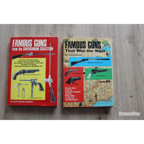 deux livres sur les armes a feu qui ont conquis l'Ouest