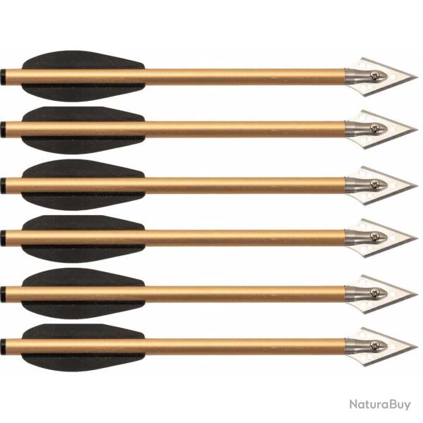Lot de 6 traits de chasse 16 cm pour pistolet arbal�tes