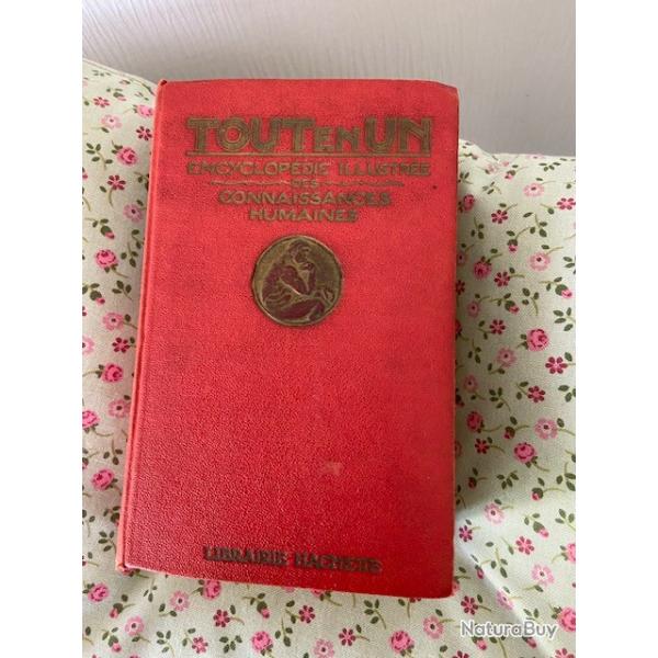 livre ancien tout en un Hachette 1951