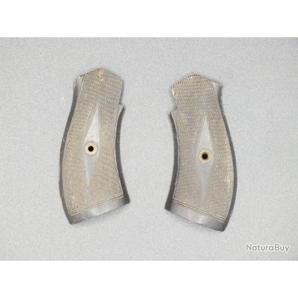 Plaquettes revolver type Bulldog, Velodog ou Lefaucheux en �b�ne