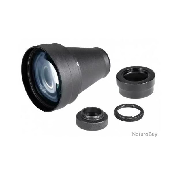 ENSEMBLE DE LENTILLES AFOCALES 3X POUR DISPOSITIFS VISION NOCTURNE AGM