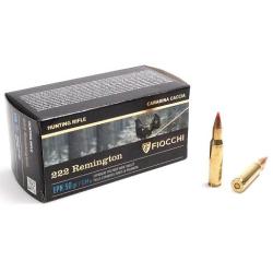 Munitions FIOCCHI 222 Rem EPN 50gr x50