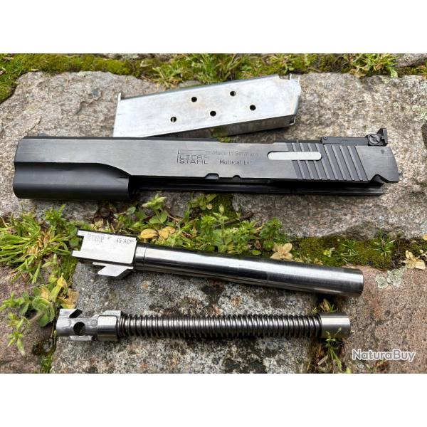 CONVERSTION PISTOLET PETERS STAHL calibre 45 acp multicaliber