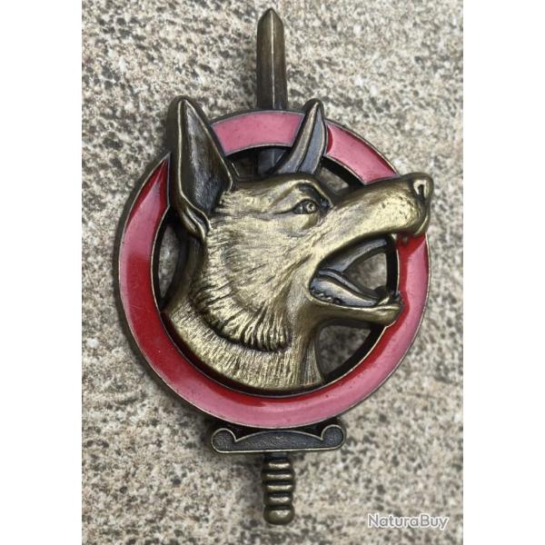 Chef d'Equipe Cynotechnique, chien bronze, cercle rouge, (ATP)