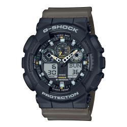 Montre G-Shock GA-100TU noir/vert olive