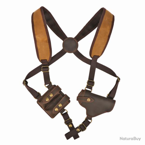 Tourbon-tui pour tir dissimul en toile et cuir de haute qualit LIVRAISON GRATUITE