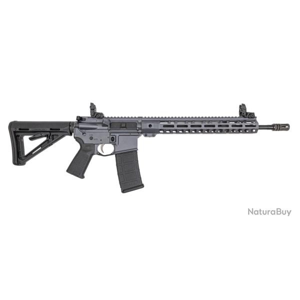Carabine PSA Custom 16" 5.56 NATO 13.5" w/ MBUS Sight Set, EPT FCG - Grey