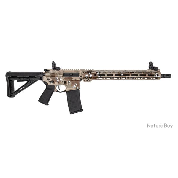 Carabine PSA Custom 16" 5.56 NATO W/ PSA Custom 3.5lb Flatbow FCG, Chocolate Chip