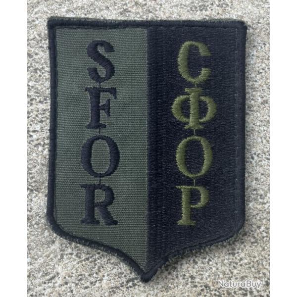 Patch SFOR, cu noir et vert