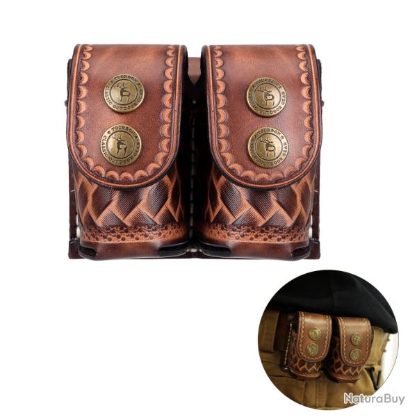 TTourbon-Ceinture de chargement  double vitesse en cuir universel