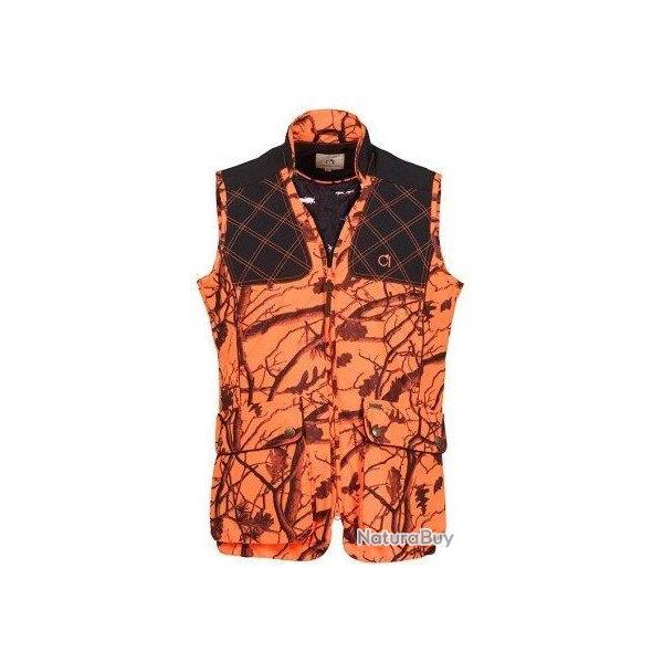 Gilet de chasse H�lios camo blaze Club Interchasse