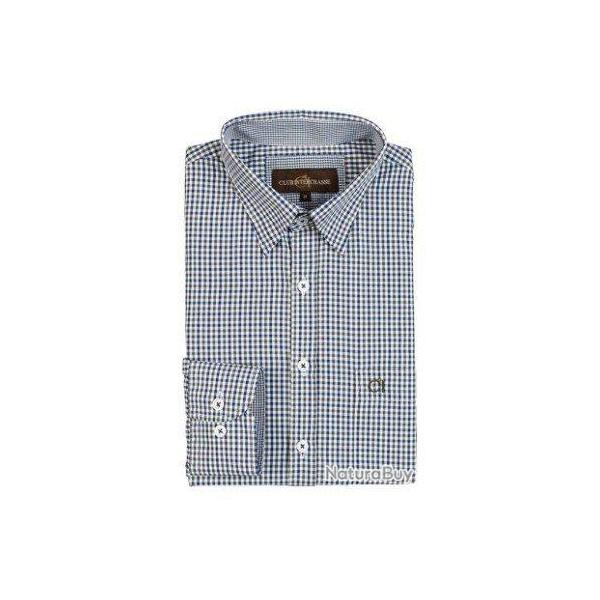 Chemise � manches longues Marin bleu Club Interchasse