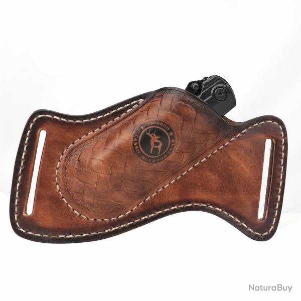 Tourbon-�tui en cuir EDC EvalurapDuty pour homme LIVRAISON GRATUITE